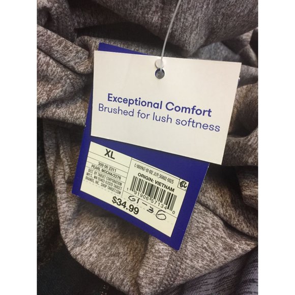 Women's Mid-Rise Brushed Jersey Jogger Pants Size XL - Picture 4 of 5